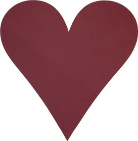 Suport pentru farfurii din piele ecologică 30x30 cm Heart Nupo – LIND DNA