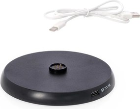 Corp de iluminat pentru exterior LED de masă cu intensitate reglabilă/cu încărcător wireless cu USB ø 11 cm Esprit – Bizzotto