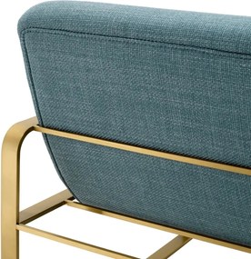 Fotoliu elegant design LUX Olsen, scalea blue