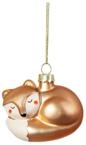 Ornament de Crăciun din sticlă Baby Fox – Sass &amp; Belle