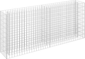 vidaXL Strat înălțat gabion, 180 x 30 x 90 cm, oțel galvanizat