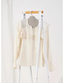 Umeras pentru calcare cu aburi pe verticala Brabantia Linn 1008932, Carlig pivotant 360°, Gri