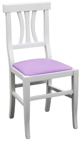 SCAUN LEMN TAPITAT - LILA