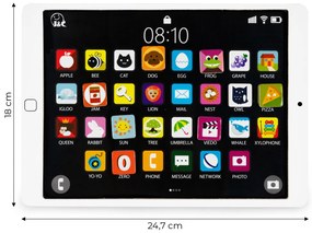 Tabletă magnetică din lemn cu numere