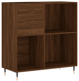 vidaXL Dulap pentru discuri stejar maro 84,5x38x89 cm lemn compozit