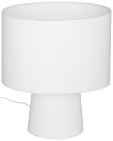 Lampa de masa EIRA cu abajur, alba, inaltime 45 cm