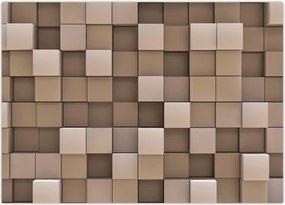 Tablou - Cuburi bej (70x50 cm)