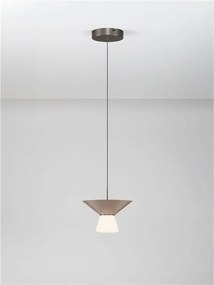 Pendul LED decorativ BARIS Nut Brown 22cm