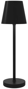 HOMCOM Lampă de Masă cu 3 Lumini Albe, Lampă de Birou Portabilă, Modernă cu Cablu Inclus, Ø11,2x36,5 cm, Negru | Aosom Romania