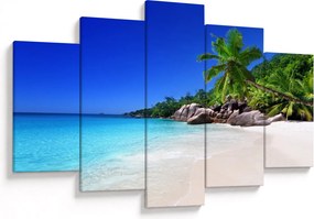 Tablou cu plaja pe insula Praslin (150x105 cm)