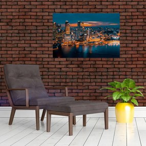 Tablou orașului nocturn (90x60 cm)