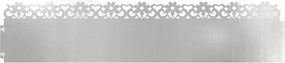vidaXL Borduri pentru gazon 30 pcs Argintiu 103 x 0,05 x 22 cm