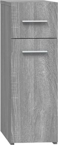vidaXL Dulap de farmacie, sonoma gri, 20x45,5x60 cm, lemn prelucrat