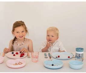 Tacâmuri pentru copii verde deschis/argintiu din oțel inoxidabil 3 buc. Little farm – Mepal