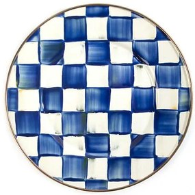 Farfurie emailată "Royal Check" 20 cm - MacKenzie-Childs