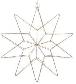 Decorațiune luminoasă aurie ø 31 cm cu model de Crăciun Gleam – Markslöjd