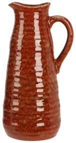 Vas de gresie/deli Busara 10,5 x 24 cm, roșu