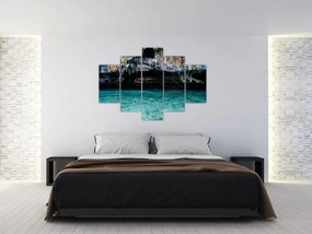 Tablou cu apă și stâci (150x105 cm)