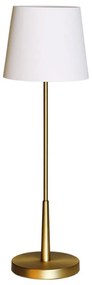 ByRydens 4002740-6501 - Lampă de masă LUMI 1xE27/8W/230V alb/auriu 68,5 cm