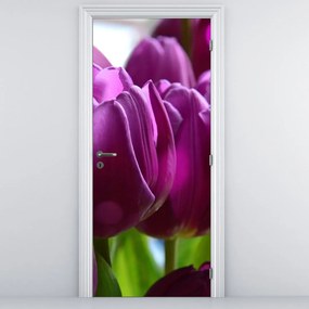 Fototapet pentru ușă - Lalele (95x205cm)