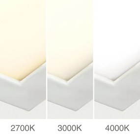 Orion - Panou LED aplicat DISC, dimabil, 40 W, 230 V, 2700/3000/4000 K, 115 x 30 cm, alb