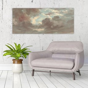 Tablou - John Constable, Cloud Study Stormy Sunset, reproducere (120x50 cm)