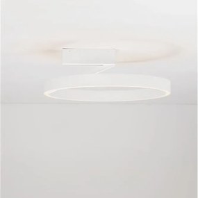 Plafoniera circulara aluminiu alb LED CCT ADALIZ 50cm