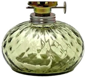 Lampă cu gaz lampant FL0068 20 cm verde-pădure