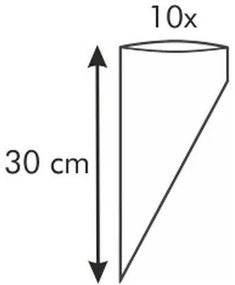 Tescoma Pungă de decor DELICIA 30 cm, 10 buc, 4HOME