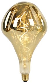 Lampă suspendată de design neagră cu mufă, inclusiv lampă LED reglabilă - Cavalux