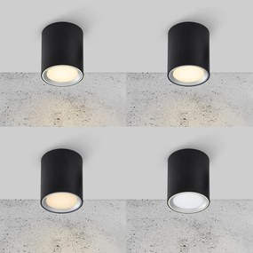Spot LED aplicat Fallon long negru 4-Step MOODMAKER