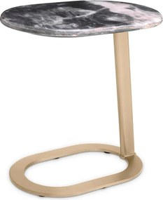 Masuta laterala design LUX cu blat din marmura Oyo