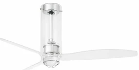 Lustra cu Ventilator si telecomanda TUBE FAN M LED transparent
