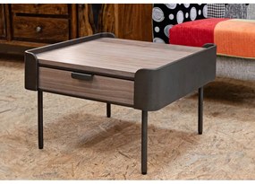 Măsuță de cafea maro din lemn de brad 60x60 cm Toronto – Mauro Ferretti