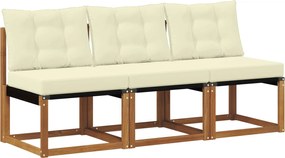 vidaXL 3 Bucată Canapea centrală pentru exterior