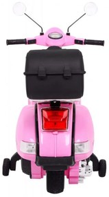 Motocicleta Electrica cu Acumulator Pentru Copii NOVOKIDS™ Vespa Premium Retro Scooter, Pornire la cheie, 3-8 ani, Max 30 kg, Cu Melodii si Lumini