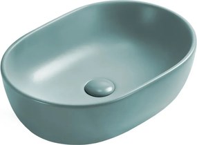 Mexen Viki chiuvetă de blat 48 x 35 cm, verde deschis mat - 21054848