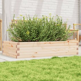 vidaXL Jardinieră de grădină, 110x60x23 cm, lemn masiv de pin