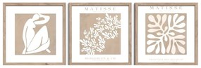 Tablouri 3 buc. 30x30 cm Matisse – Styler