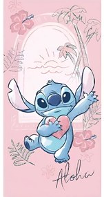 Disney Lilo și Stitch Heart prosop de baie, prosop de plajă 70x140cm (Fast Dry)