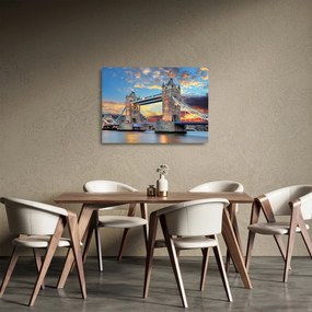 Tablou pe sticlă - Tower Bridge, Londra, Anglia (70x50 cm)