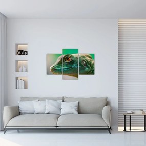 Tablou detailat cu o șopârlă (90x60 cm)