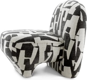 Fotoliu stil contemporan design LUX Lugo, Brooklyn black