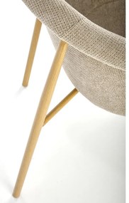 Scaun de bucaterie Lester, bej