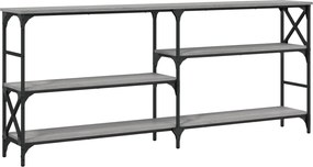 vidaXL Măsuță consolă, gri sonoma, 180x29x76,5 cm, lemn prelucrat