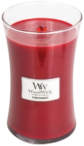 WoodWick lumanare parfumata rosie Pomegranate vaza mare