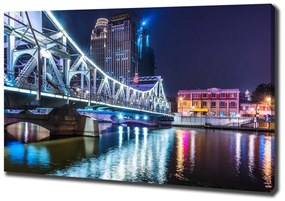 Tablou pe pânză canvas Shanghai pod