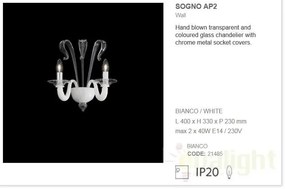 Aplica de perete stil Venetian SOGNO AP2 021485