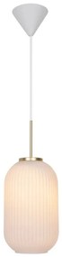 Pendul design scandinav Milford 20 alb opal