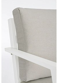 Set mobilier de grădină alb din aluminiu pentru 4 persoane Harley – Bizzotto